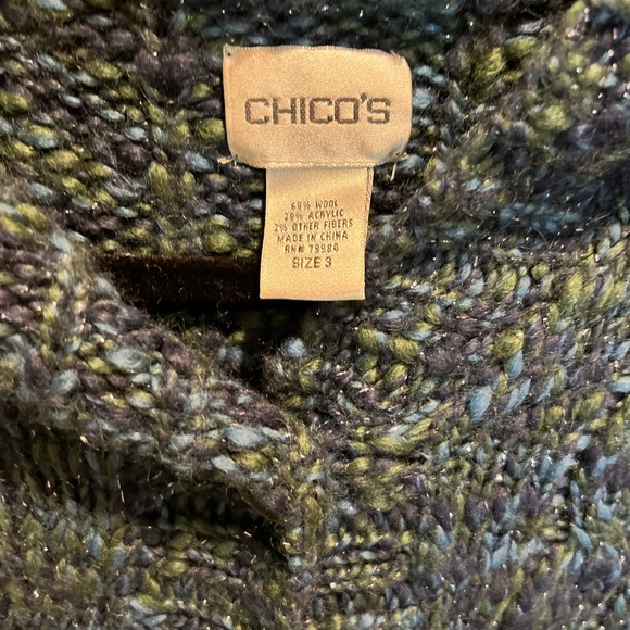 29. WOMENS CHICO’S 3/XL DETAIL SWEATER - Picture 2 of 5